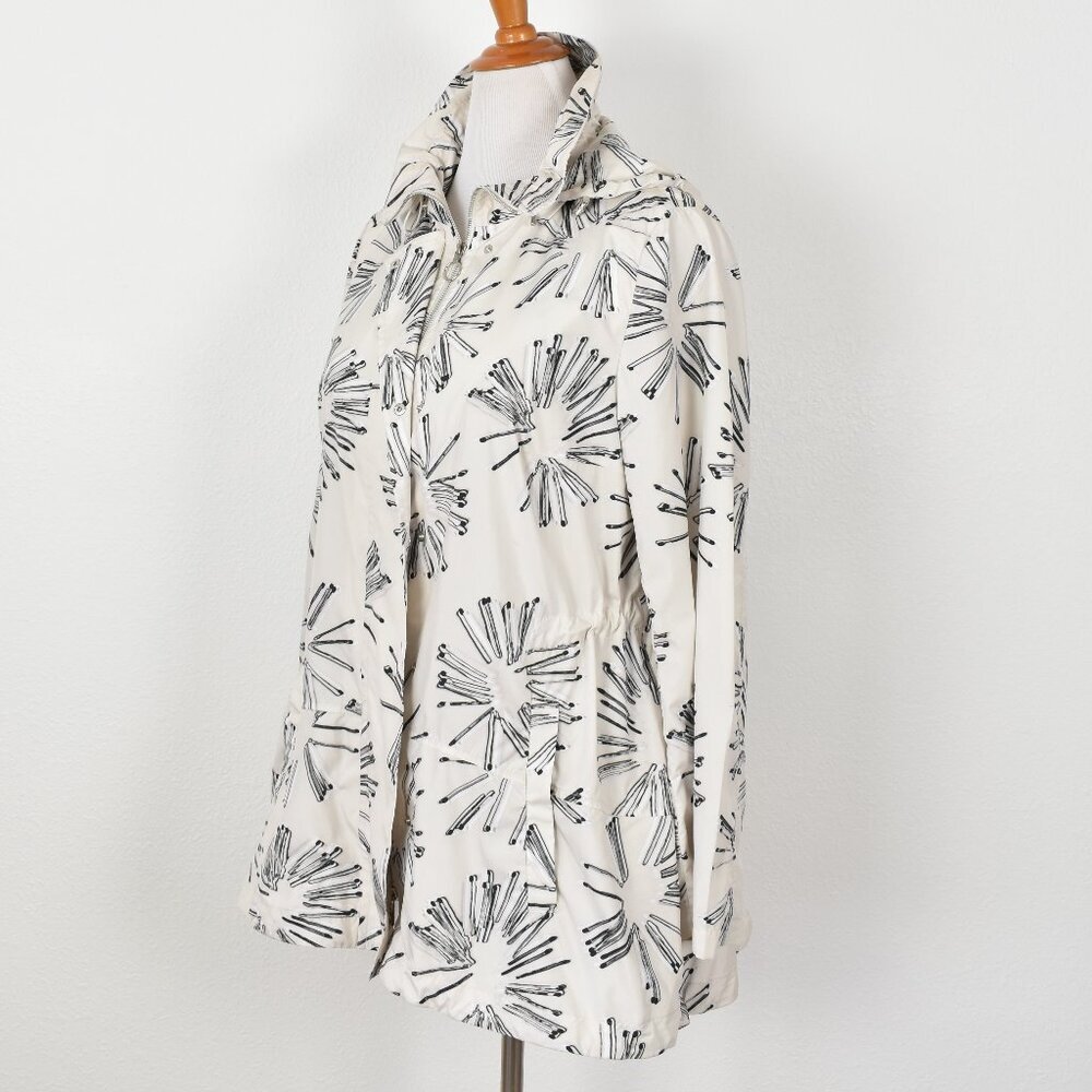 Akris Punto Matchstick Sunburst Print Windbreaker Jacket - 12 - Picture 3 of 11